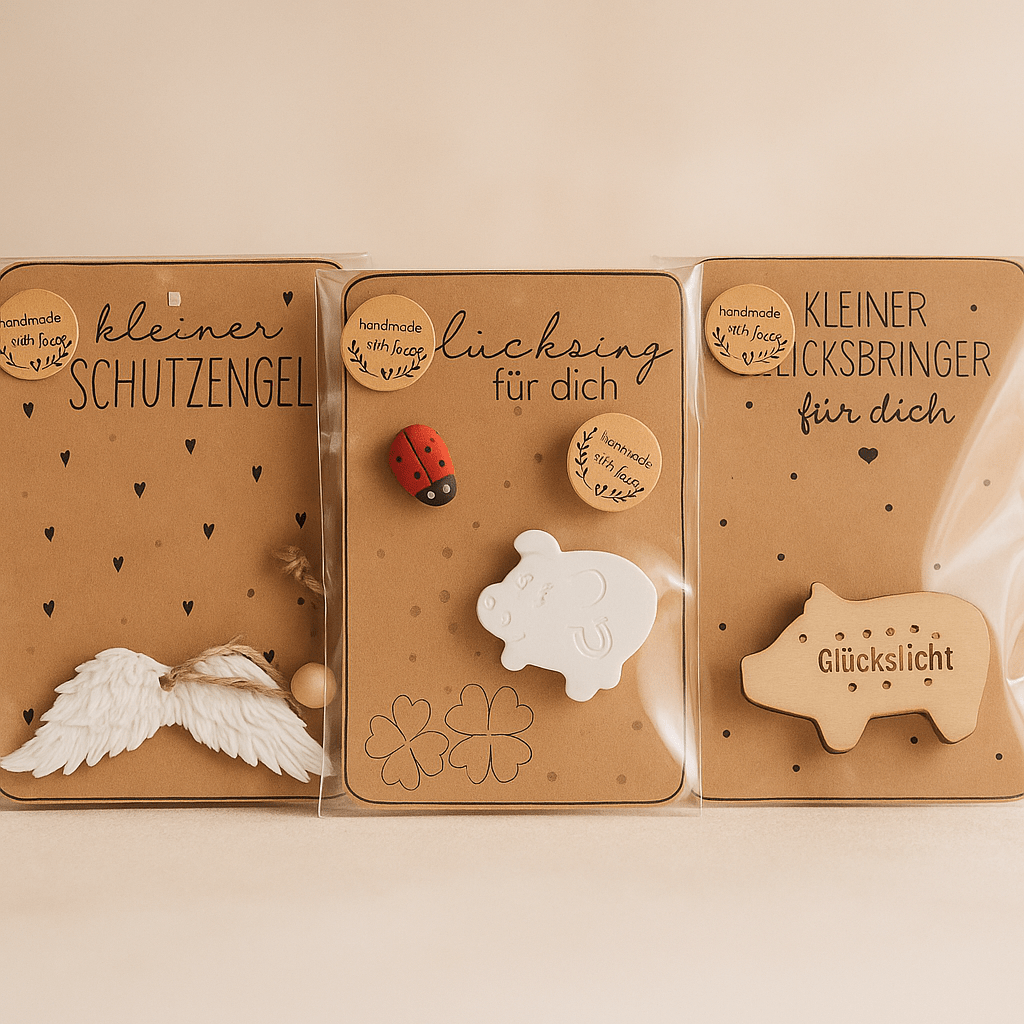 Geschenksets – Kleiner Schutzengel & Glücksbringer Varianten - Zauberwerk