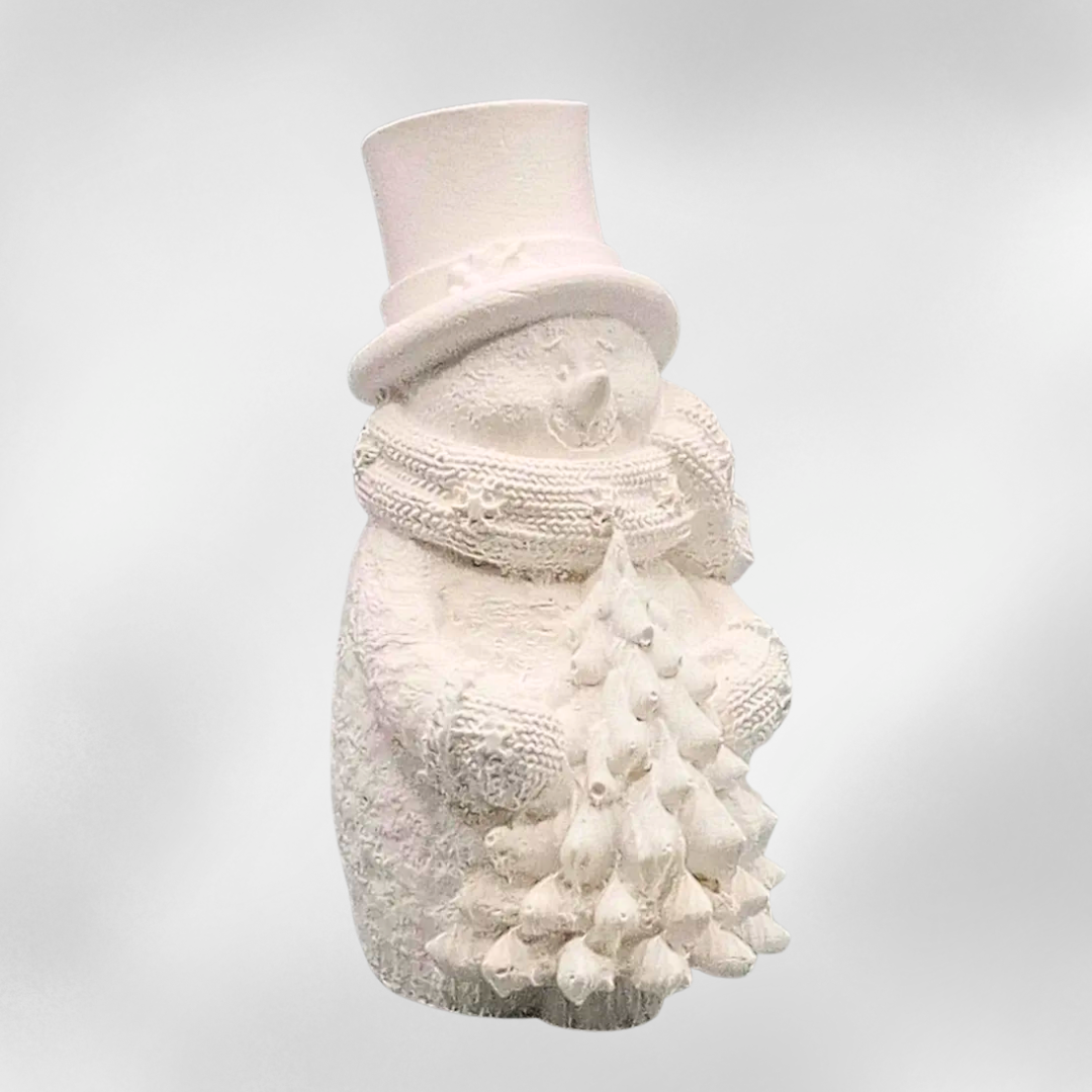 Handgemachte Schneemann-Figuren aus Keraflott | Zauberhafte Winterdeko für dein Zuhause