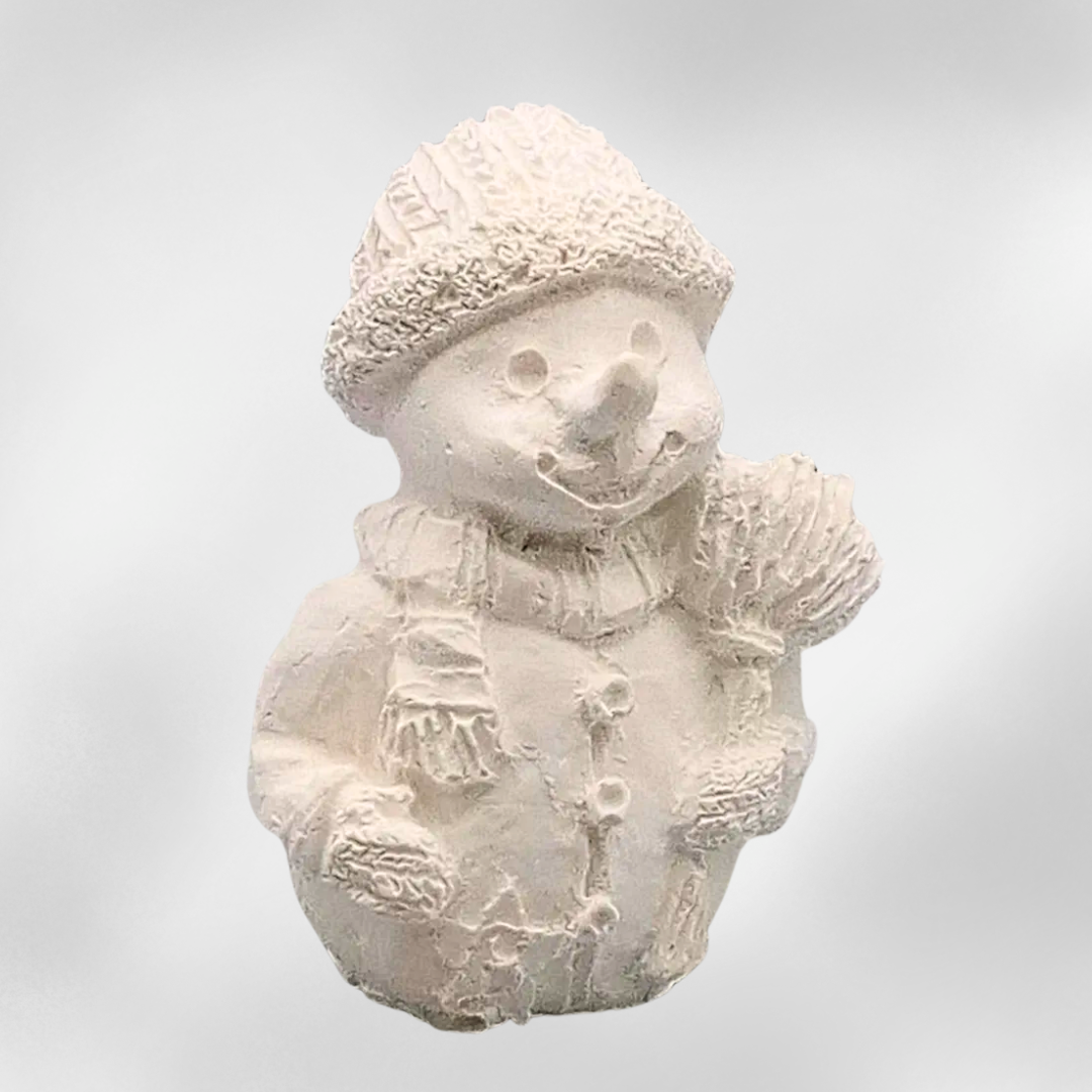 Handgemachte Schneemann-Figuren aus Keraflott | Zauberhafte Winterdeko für dein Zuhause