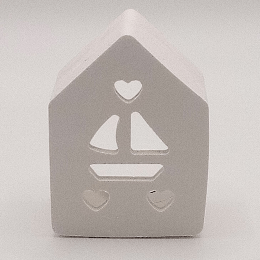 Maritime Mini - Deko - Häuschen – 6 cm, verschiedene Motive - Zauberwerk