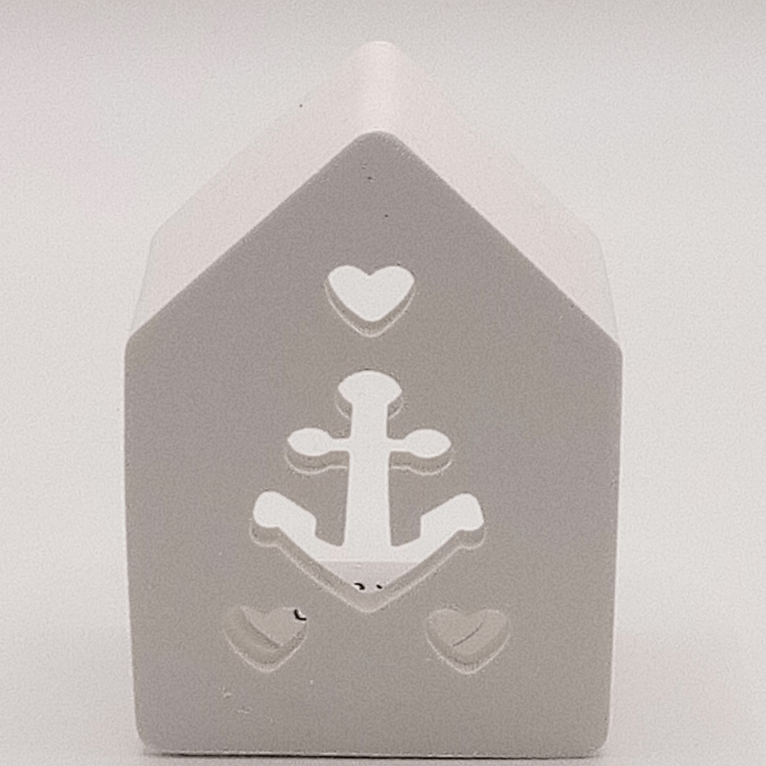 Maritime Mini - Deko - Häuschen – 6 cm, verschiedene Motive - Zauberwerk