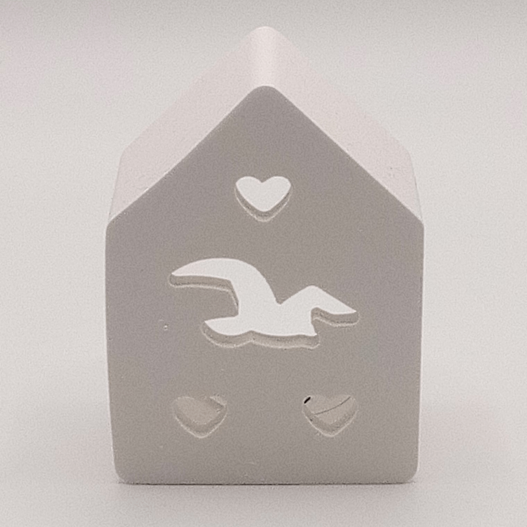 Maritime Mini - Deko - Häuschen – 6 cm, verschiedene Motive - Zauberwerk