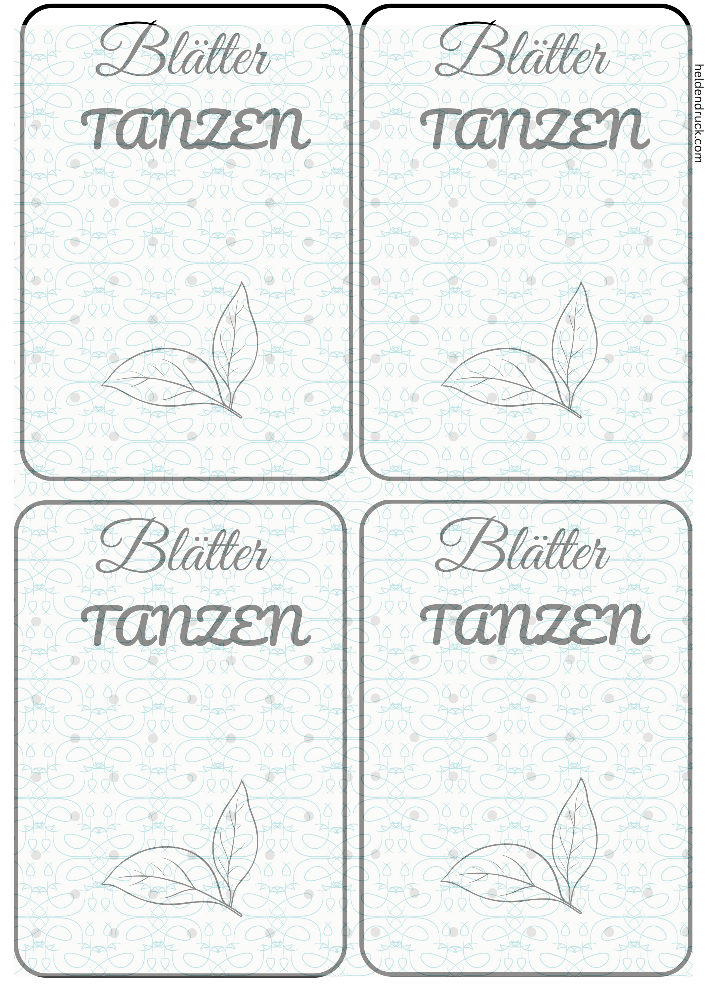 Herbstliche Tütenklappen – 3er Set PDF zum Download | DIY Verpackung für kleine Geschenke & Märkte - Zauberwerk
