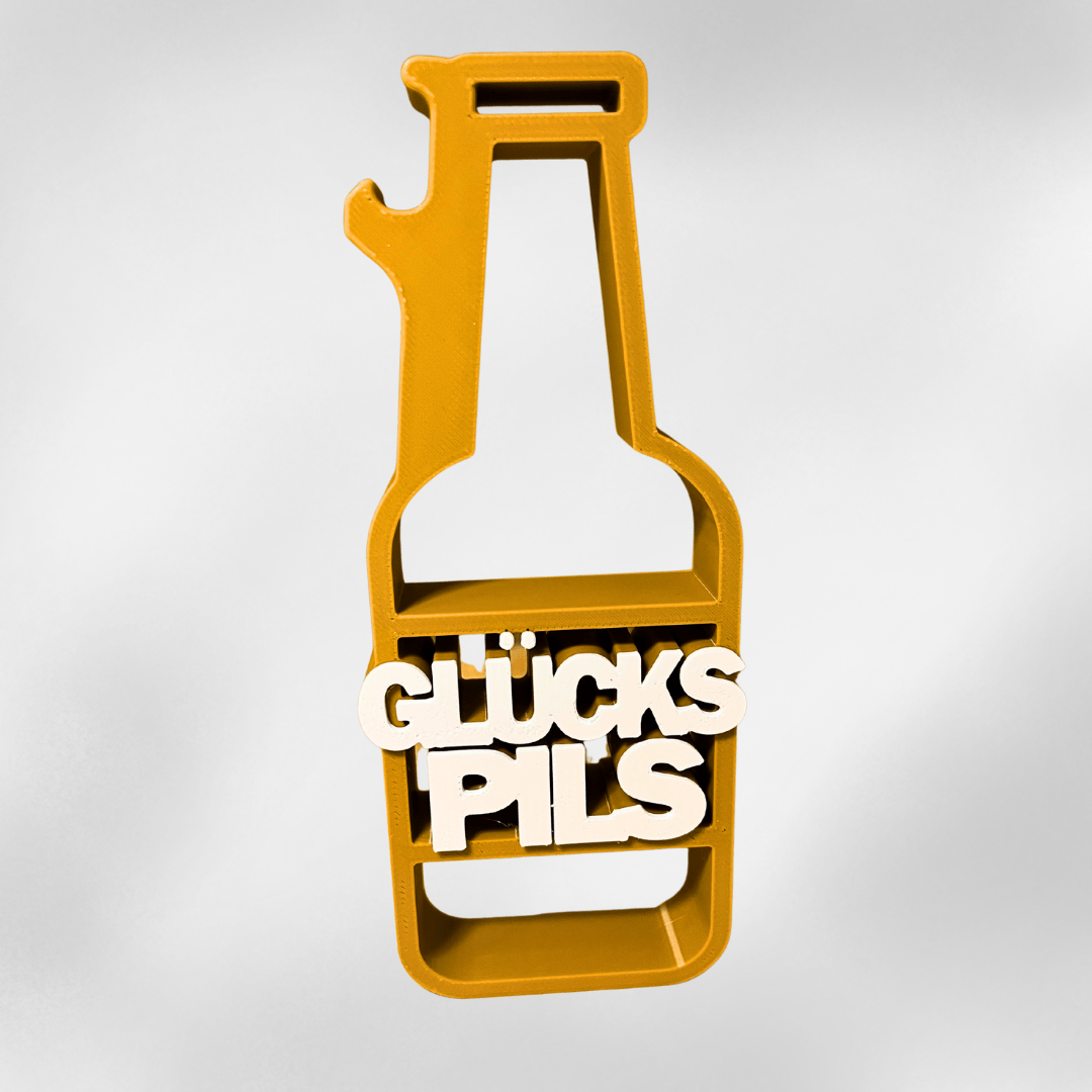 Flaschenöffner Glückspils – Geschenkidee für Männer, Freund & Kumpel - Zauberwerk