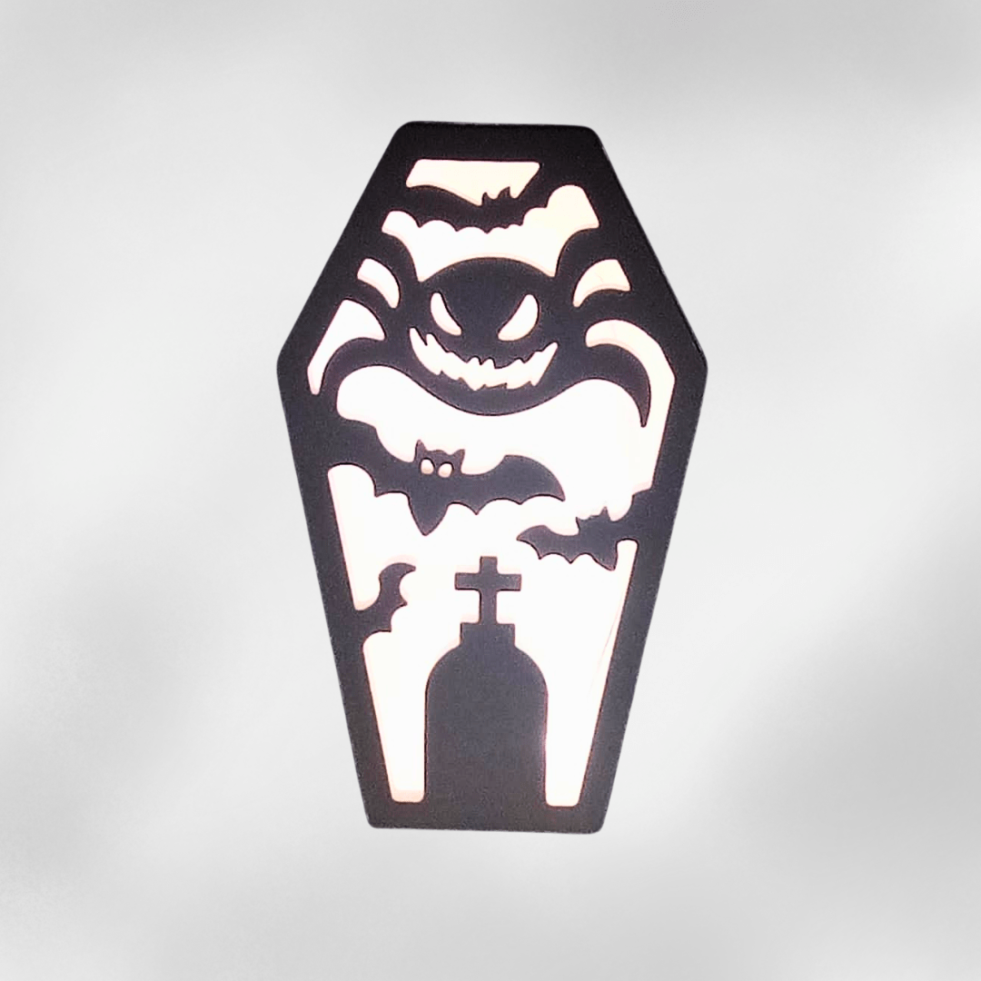Keraflott Halloween Deko mit LED – Kürbis, Sarg & Gespenster Lichtobjekt - Zauberwerk