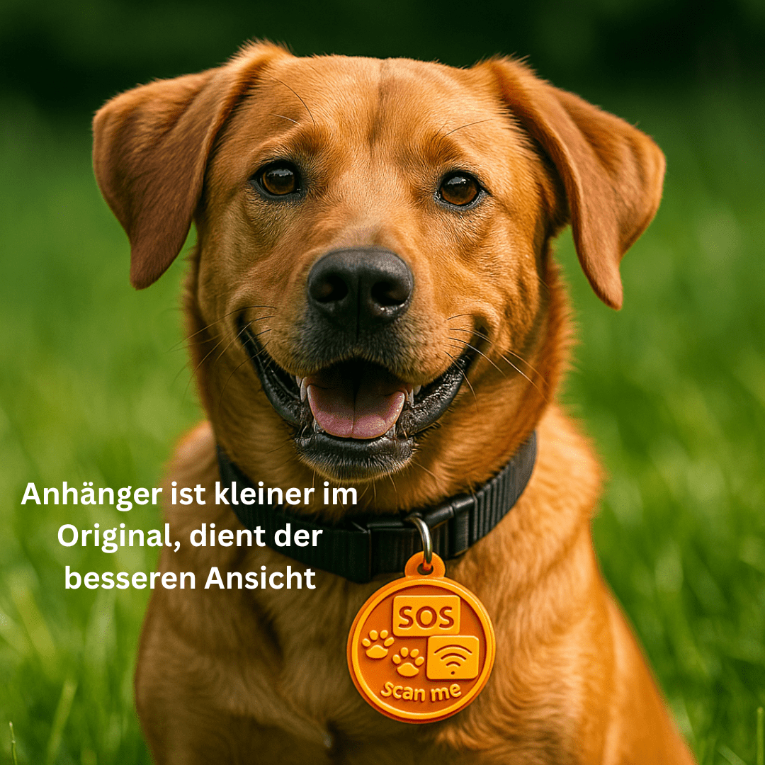 SOS Hundemarke mit NFC Chip – Sicherheit für deinen Vierbeiner - Zauberwerk