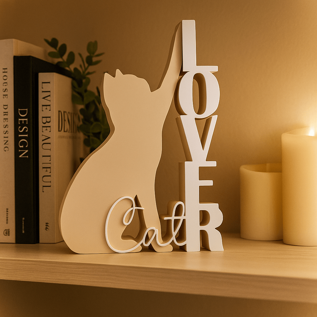 LoveCat – stilvolle Katzen - Deko mit Herz - Zauberwerk
