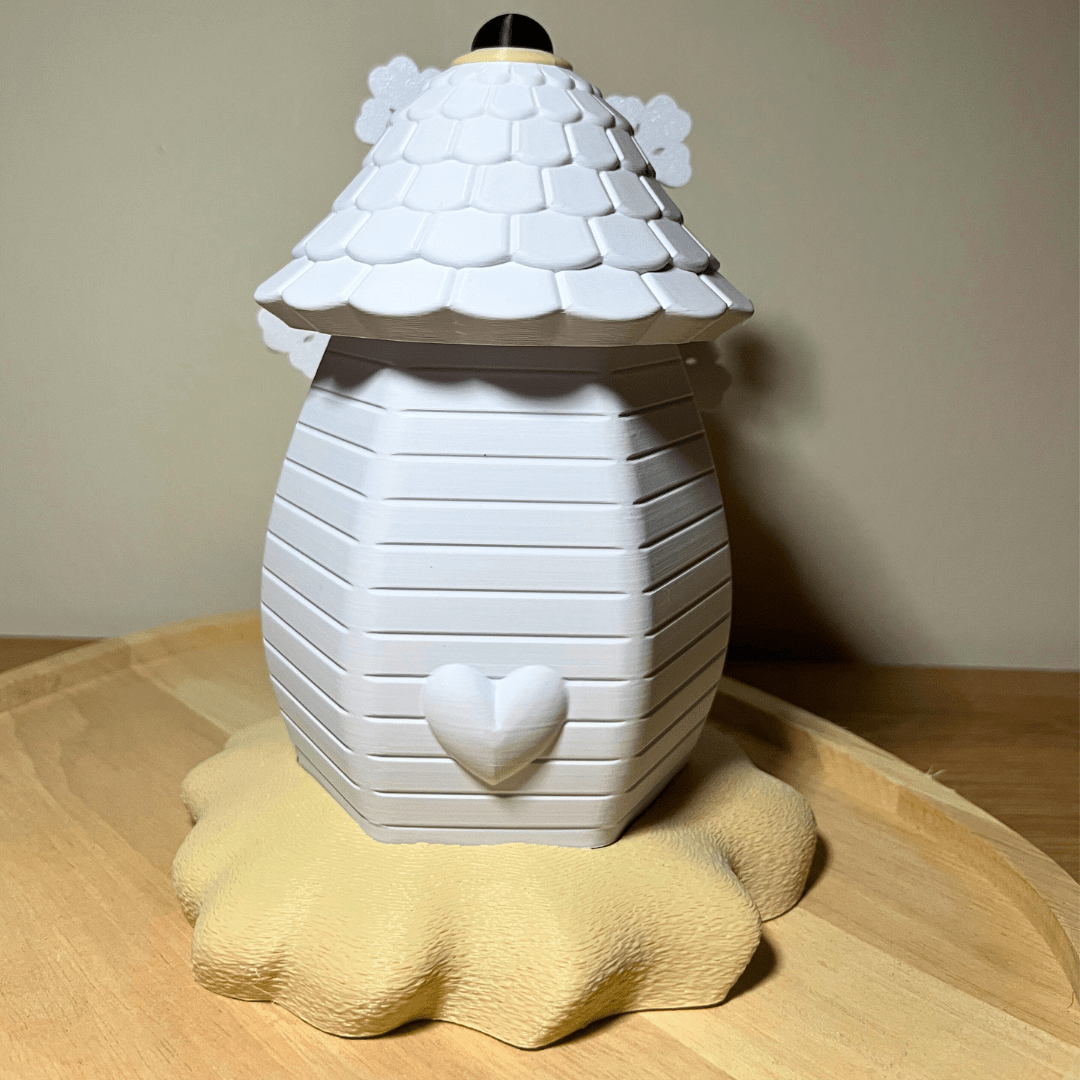Lebkuchen - Windmühle mit Herzlicht – liebevoll handgefertigte Weihnachtsdeko - Zauberwerk