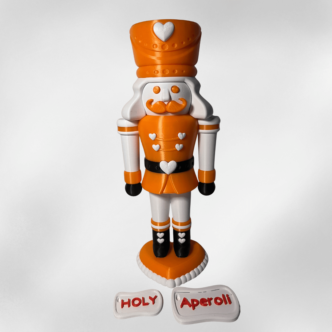 Aperol Wächter | Orange Dekofigur | Lustige Geschenkidee für Aperol - Fans, Mädelsabend, JGA & Weihnachtsparty - Zauberwerk