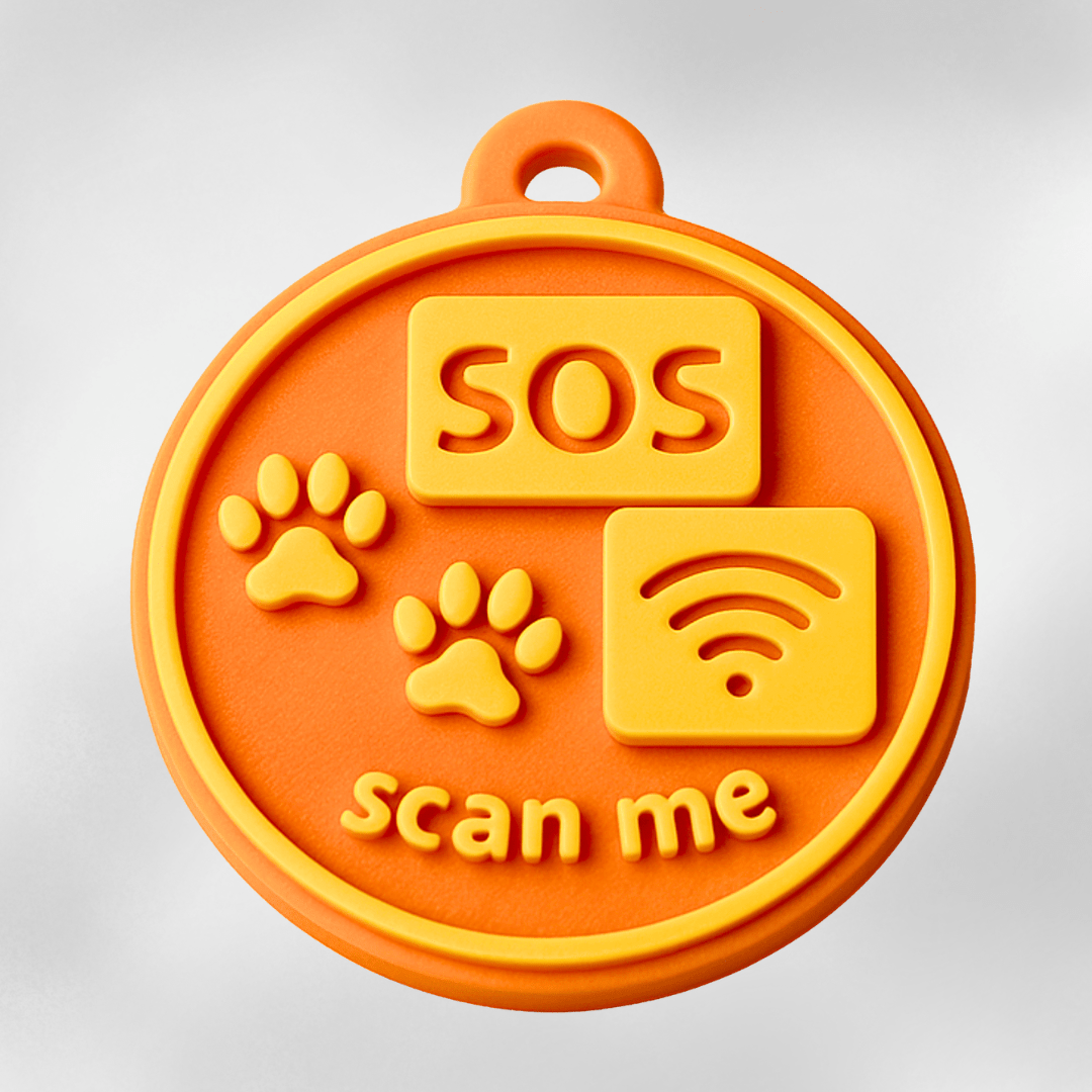 SOS Hundemarke mit NFC Chip – Sicherheit für deinen Vierbeiner - Zauberwerk