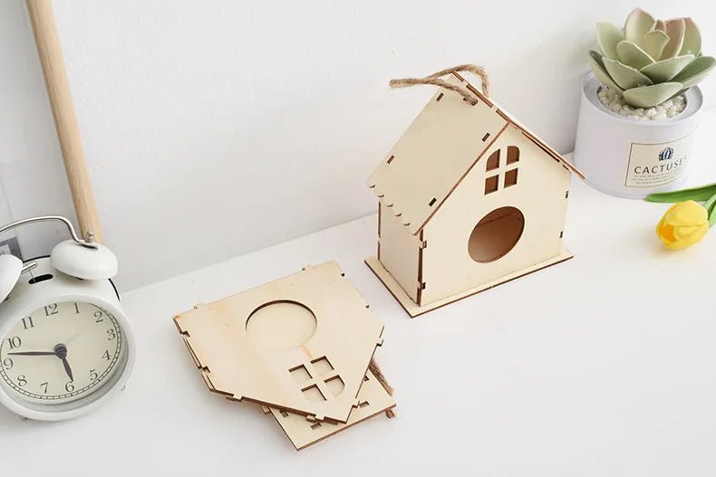DIY Vogelhaus Bausatz – Vogelfutterhaus selber bauen aus Holz - Zauberwerk