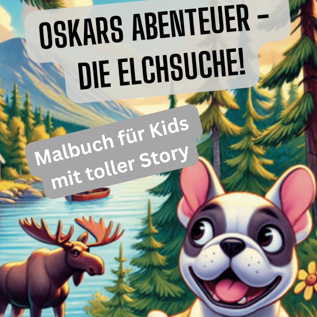 Oskars Abenteuer – Malbuch mit Story für Kids / PDF Download - Zauberwerk