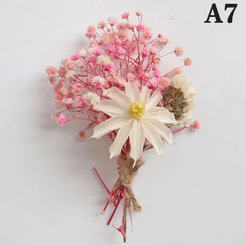 Mini Trockenblumen - Bouquet in 10 Varianten – Natürlich. Zeitlos. Liebevoll gebunden. - Zauberwerk