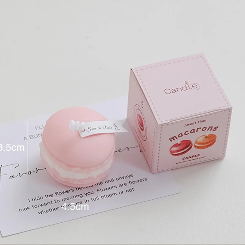 Aromatherapie Duftkerzen im Macaron - Stil – Geschenkidee für jeden Anlass - Zauberwerk