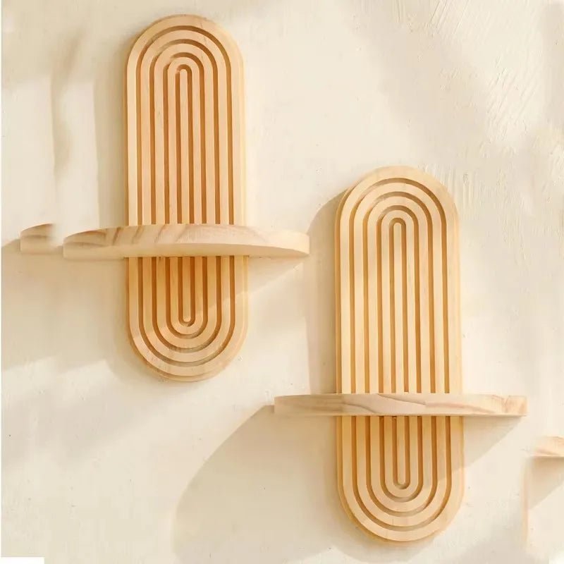 Boho Wandregal aus Holz – natürlich schön für dein Zuhause - Zauberwerk