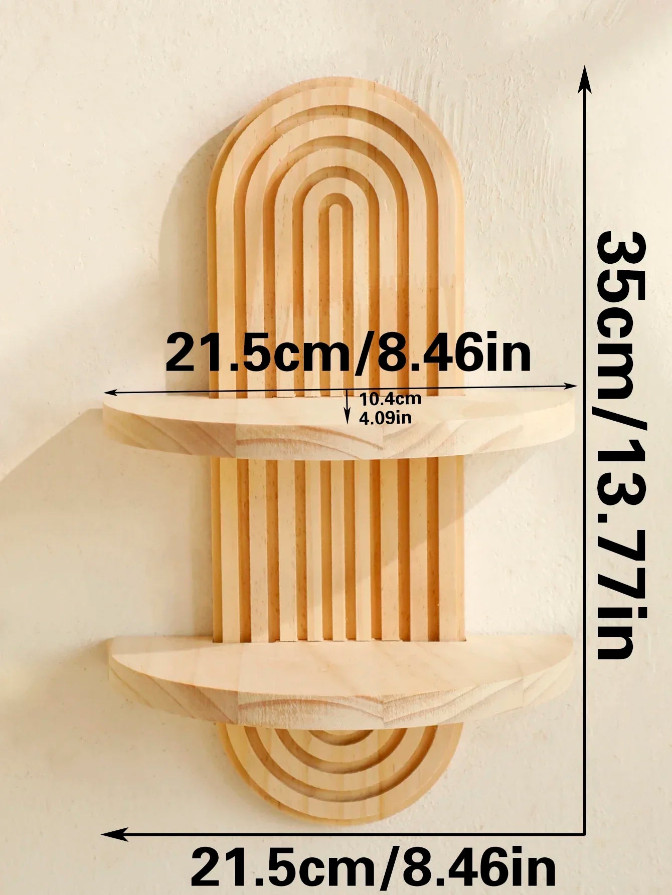 Boho Wandregal aus Holz – natürlich schön für dein Zuhause - Zauberwerk