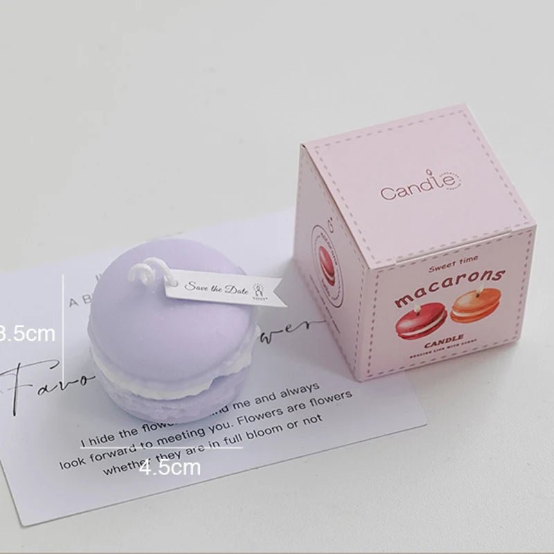 Aromatherapie Duftkerzen im Macaron - Stil – Geschenkidee für jeden Anlass - Zauberwerk