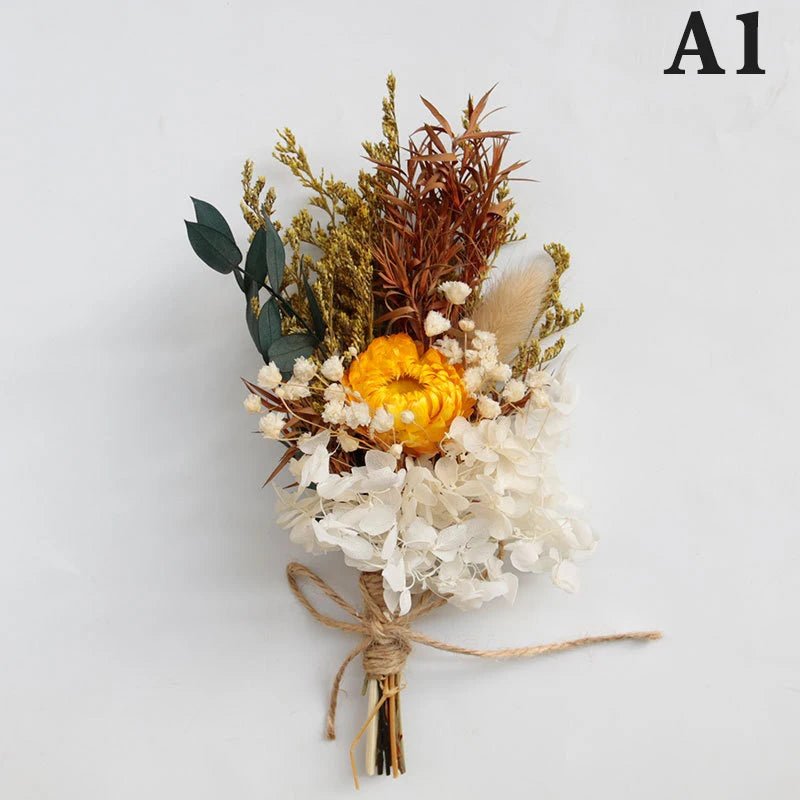 Mini Trockenblumen - Bouquet in 10 Varianten – Natürlich. Zeitlos. Liebevoll gebunden. - Zauberwerk