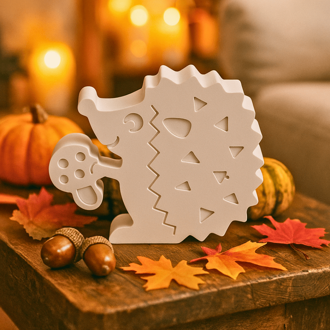 Deko - Igel – süße Herbstfigur und Teil der Waldtier - Deko - Zauberwerk