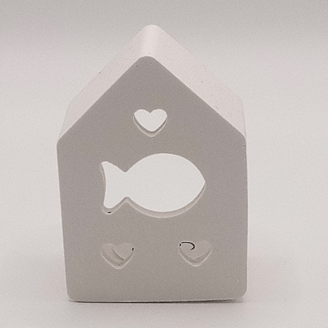 Maritime Mini - Deko - Häuschen – 6 cm, verschiedene Motive - Zauberwerk