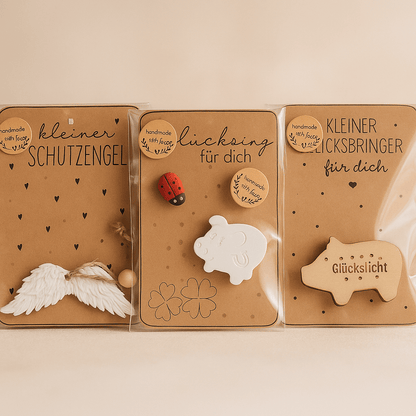 Geschenksets – Kleiner Schutzengel & Glücksbringer Varianten - Zauberwerk