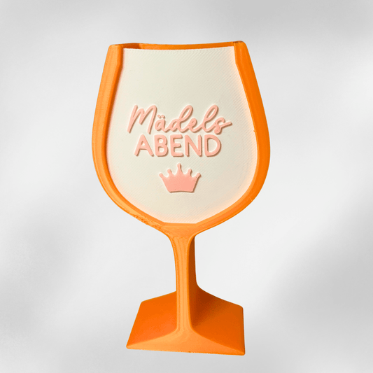 3D - Deko „Mädelsabend“ im Aperol Spritz Style mit LED - Licht - Zauberwerk