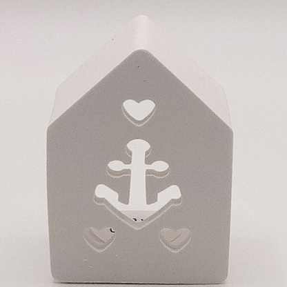 Maritime Mini - Deko - Häuschen – 6 cm, verschiedene Motive - Zauberwerk