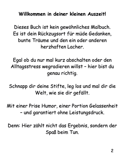 Farb dich frei – Malbuch für Erwachsene Entspannung, Spaß & ein Hauch Wahnsinn / PDF Download - Zauberwerk