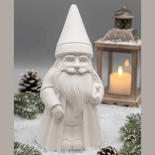 Weihnachtswichtel Figur aus Keraflott – Handgegossene Winterdeko aus Haiger - Zauberwerk