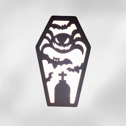 Keraflott Halloween Deko mit LED – Kürbis, Sarg & Gespenster Lichtobjekt - Zauberwerk