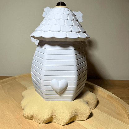 Lebkuchen - Windmühle mit Herzlicht – liebevoll handgefertigte Weihnachtsdeko - Zauberwerk