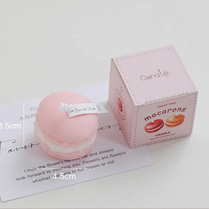 Aromatherapie Duftkerzen im Macaron - Stil – Geschenkidee für jeden Anlass - Zauberwerk