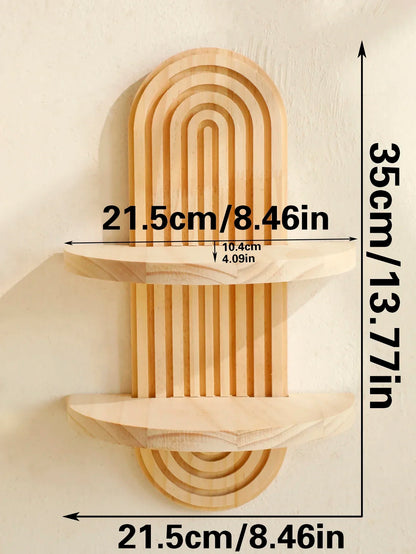 Boho Wandregal aus Holz – natürlich schön für dein Zuhause - Zauberwerk