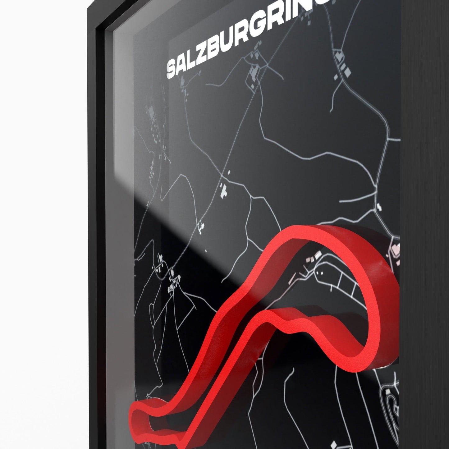Salzburgring 3D-Poster gerahmt