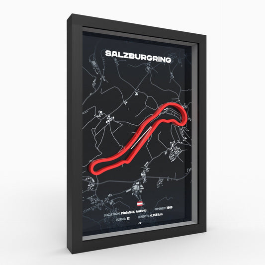 Salzburgring 3D-Poster gerahmt