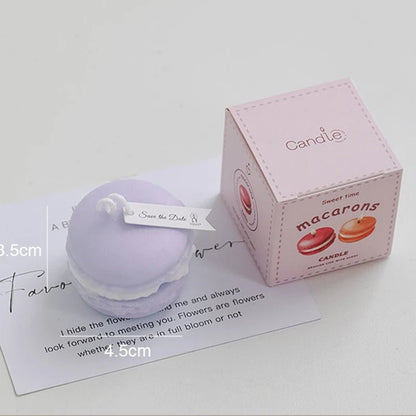 Aromatherapie Duftkerzen im Macaron - Stil – Geschenkidee für jeden Anlass - Zauberwerk